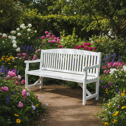 3-Seat Bench — English Garden