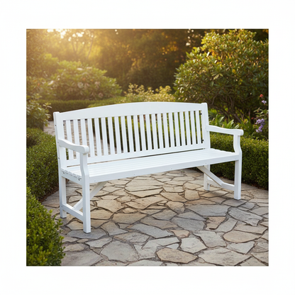 3-Seat Bench — Stone Garden Path