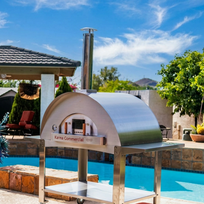 Karma 55 304 Stainless Steel Commercial Wood-Fired Oven