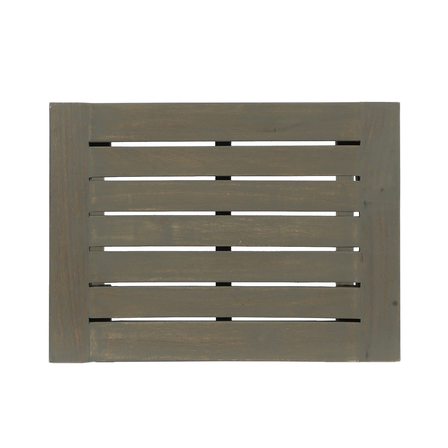 NIKKI CASA 3-Piece Outdoor Balcony Bar Set | Gray Acacia Wood | Table & 2 Stools | Seats 2