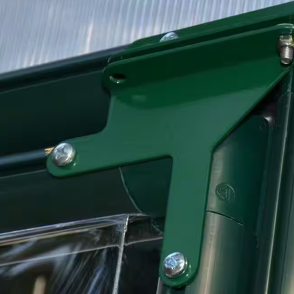 Grand Gardener 8' x 16' Green/Clear Polycarbonate DIY Greenhouse Kit
