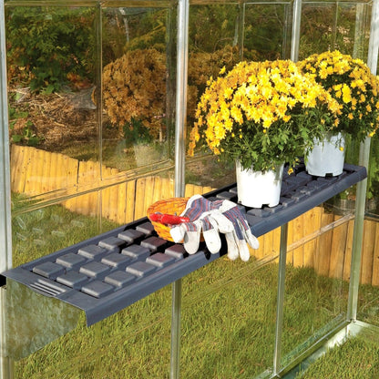 Palram Canopia Americana 12 Ft. X 12 Ft. Greenhouse Kit with Premium Accessory Pack