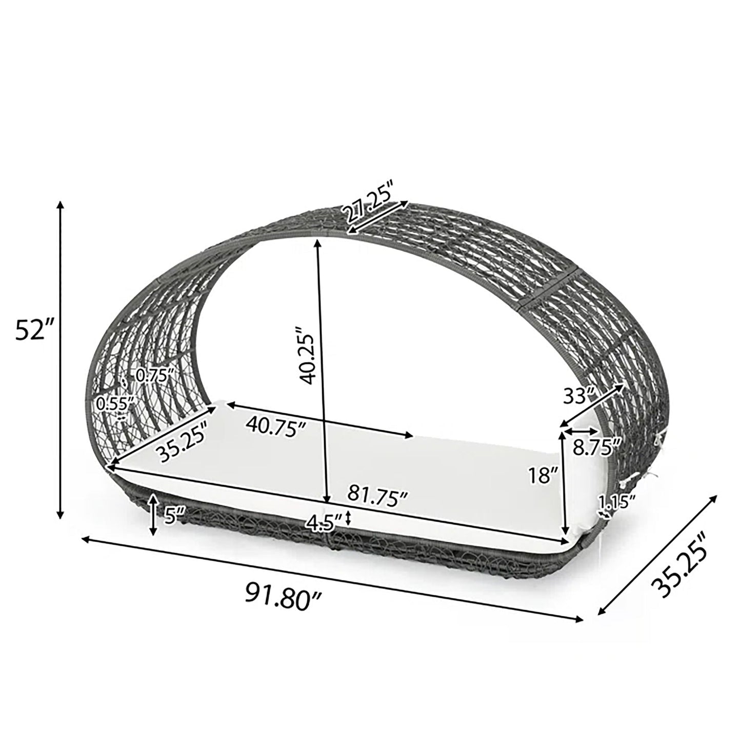 Measurement chart of a circular metal component with dimensions labeled.