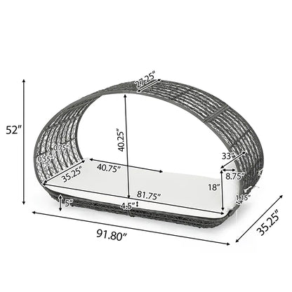 Measurement chart of a circular metal component with dimensions labeled.