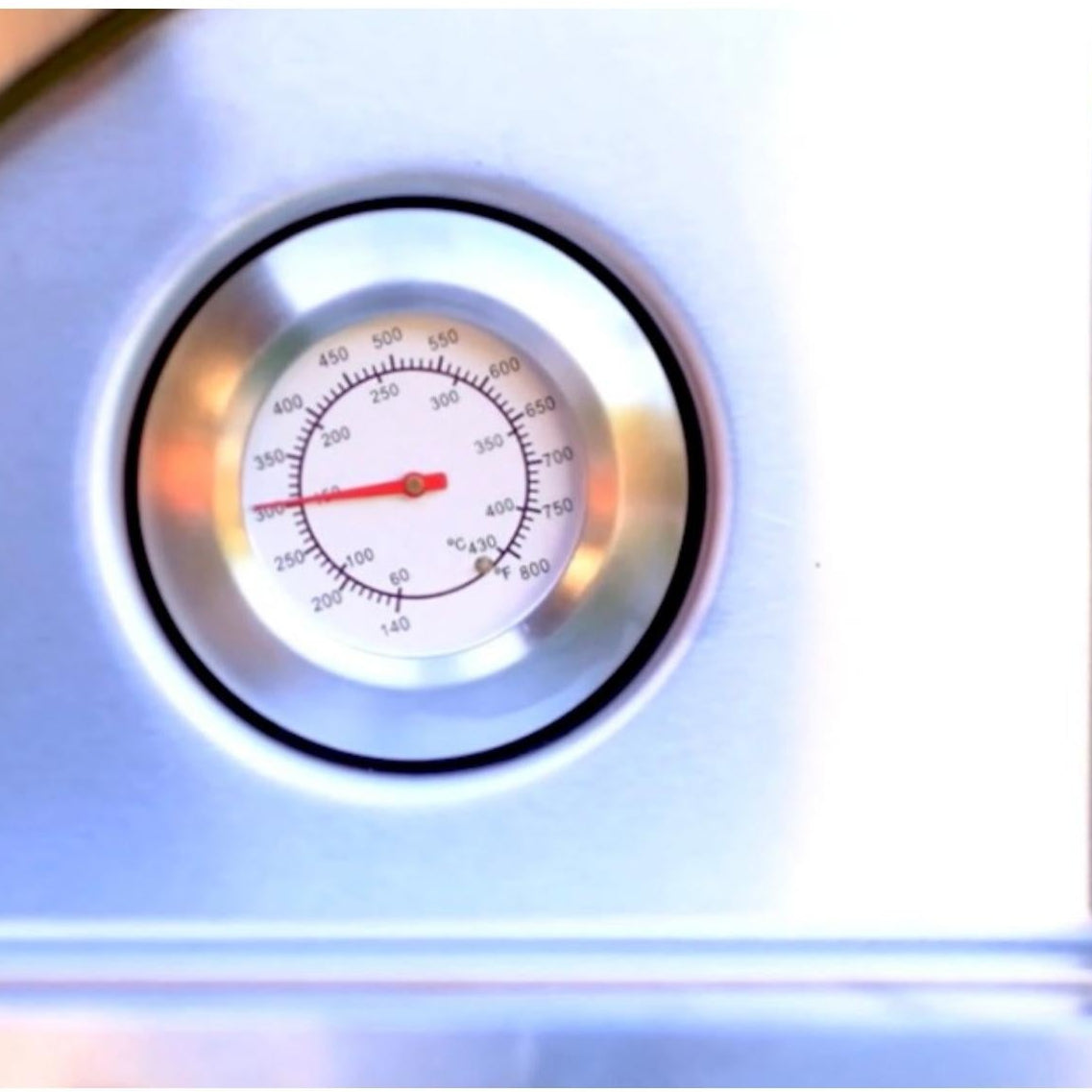 Close-up of a pressure gauge on a white background