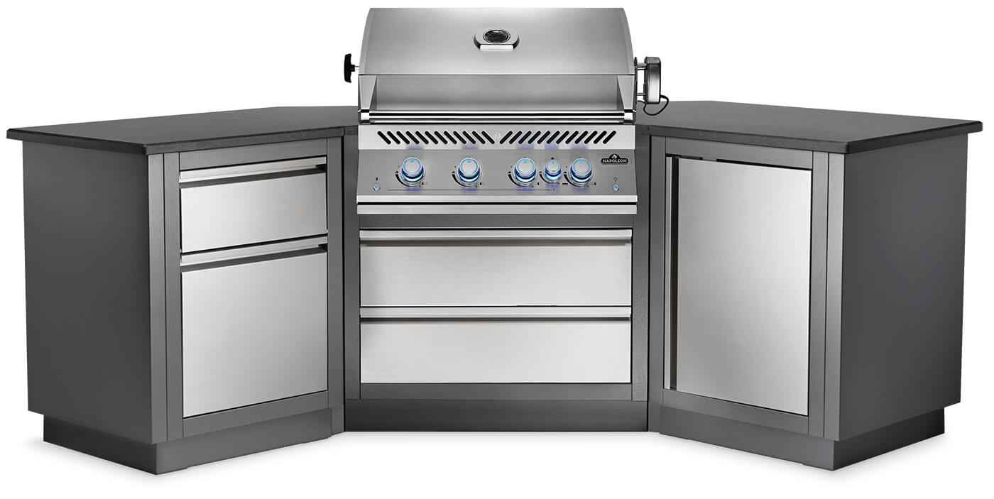 Patio Elegance OASIS™ 200 Outdoor Kitchen Island | 32'' 700-Series Gas Grill | LP or NG