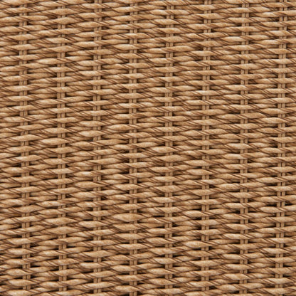 Zuo Modern Solara Swivel Outdoor Accent Chair | Olefin Fabric & Rattan | Ivory