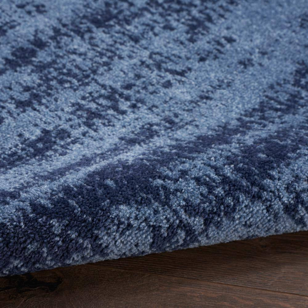Essentials Denim 2 Ft. X 4 Ft. Abstract Contemporary Area Rug