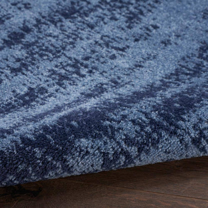Essentials Denim 2 Ft. X 4 Ft. Abstract Contemporary Area Rug