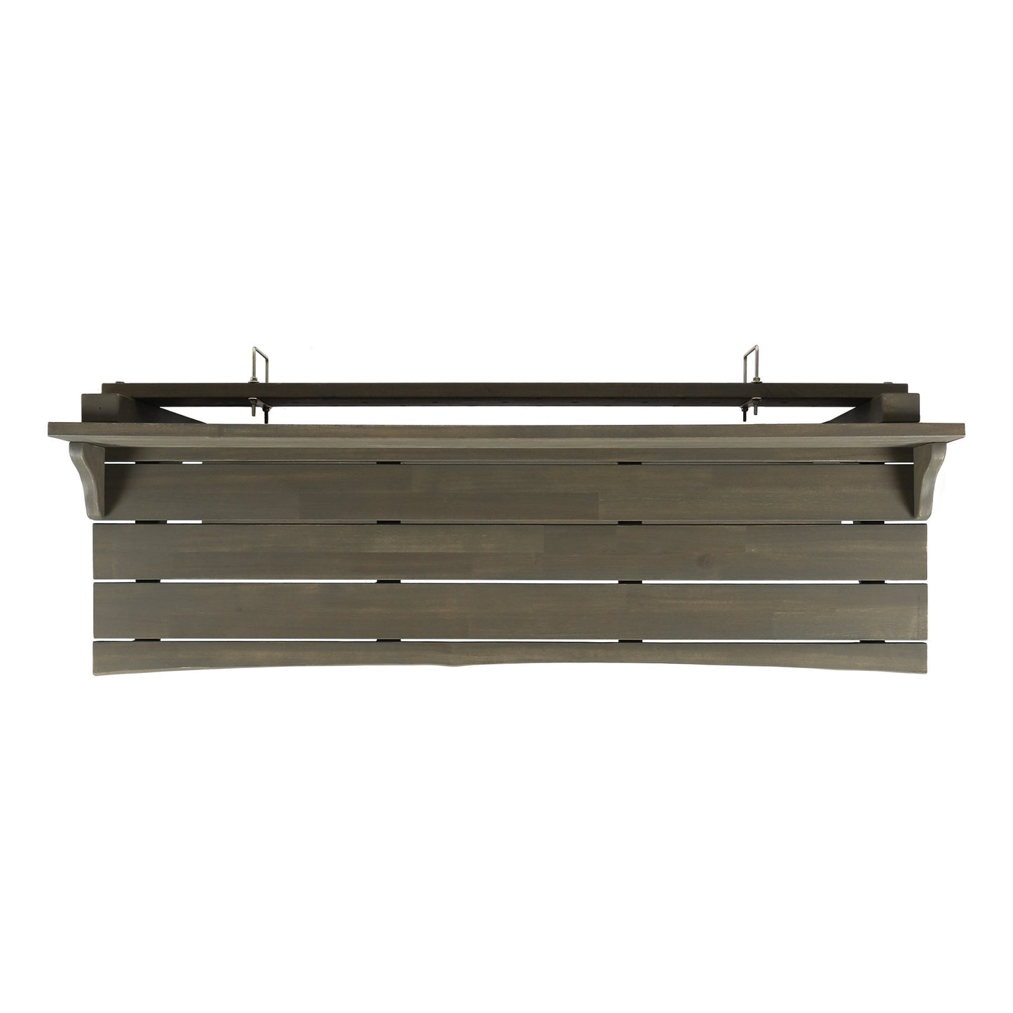 NIKKI CASA 3-Piece Outdoor Balcony Bar Set | Gray Acacia Wood | Table & 2 Stools | Seats 2