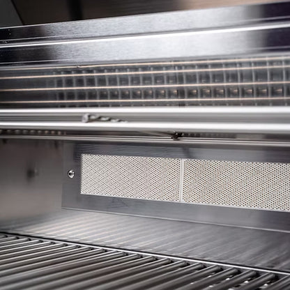 KoKoMo Grills St. John 7'6'' BBQ Island | 32'' Grill, Built-In Fridge, LED Lights | LP or NG
