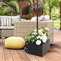 150 LB Patio Umbrella Base Stand with Wheels & Planter